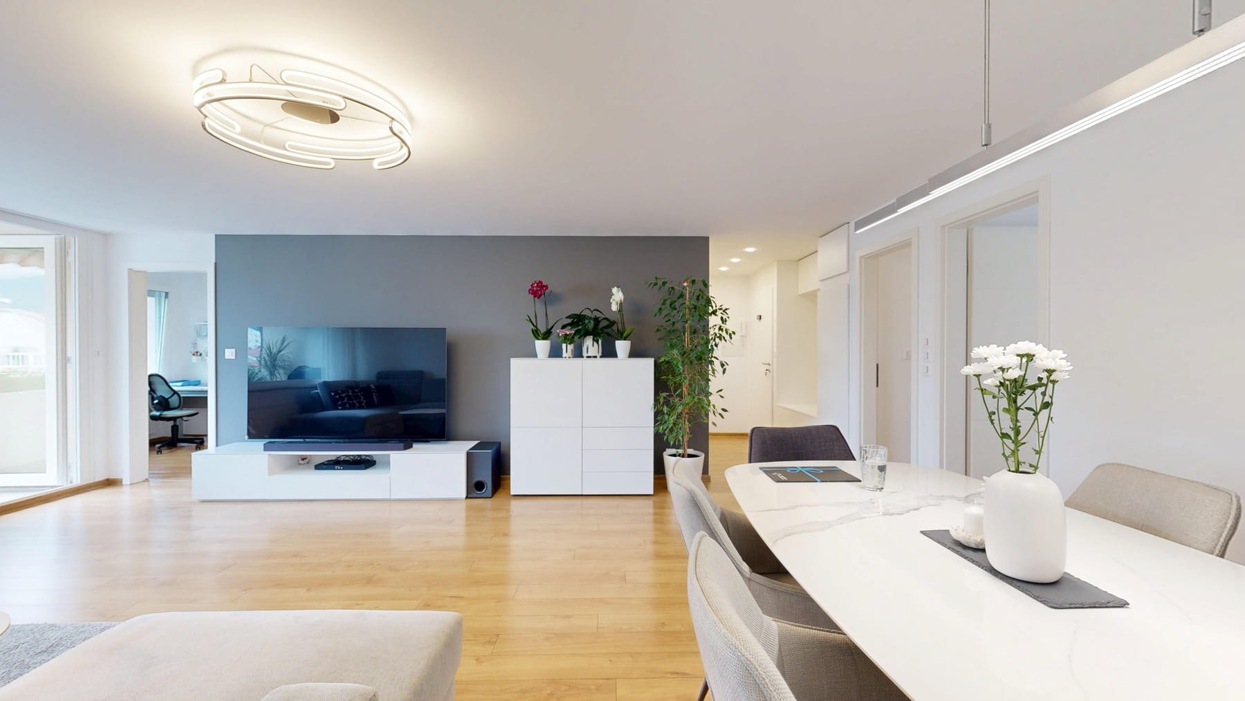 3D-Rundgang Eigentumswohnung Heimberg — virtuelle Immobilienbesichtigung